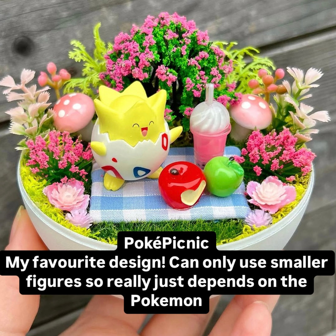MADE TO ORDER Pkball Terrarium (Standard Size, 10cm diameter)