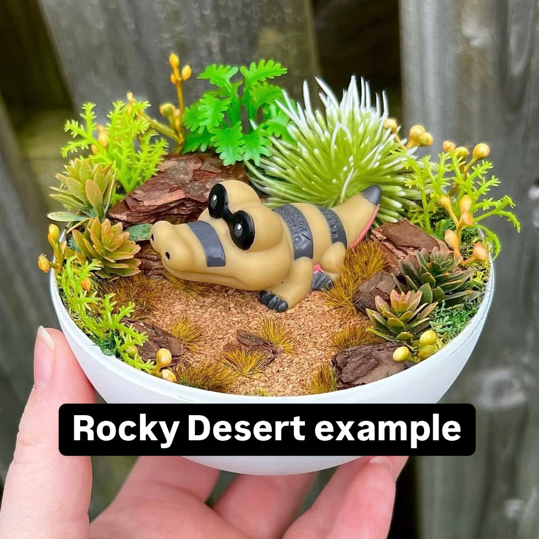 MADE TO ORDER Pkball Terrarium (Standard Size, 10cm diameter)