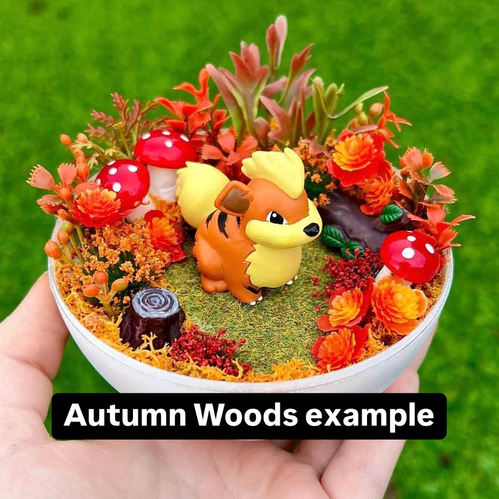 MADE TO ORDER Pkball Terrarium (Standard Size, 10cm diameter)