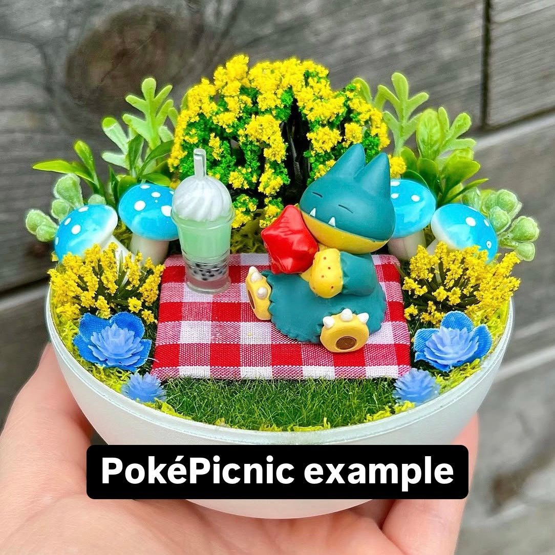 MADE TO ORDER Pkball Terrarium (Standard Size, 10cm diameter)