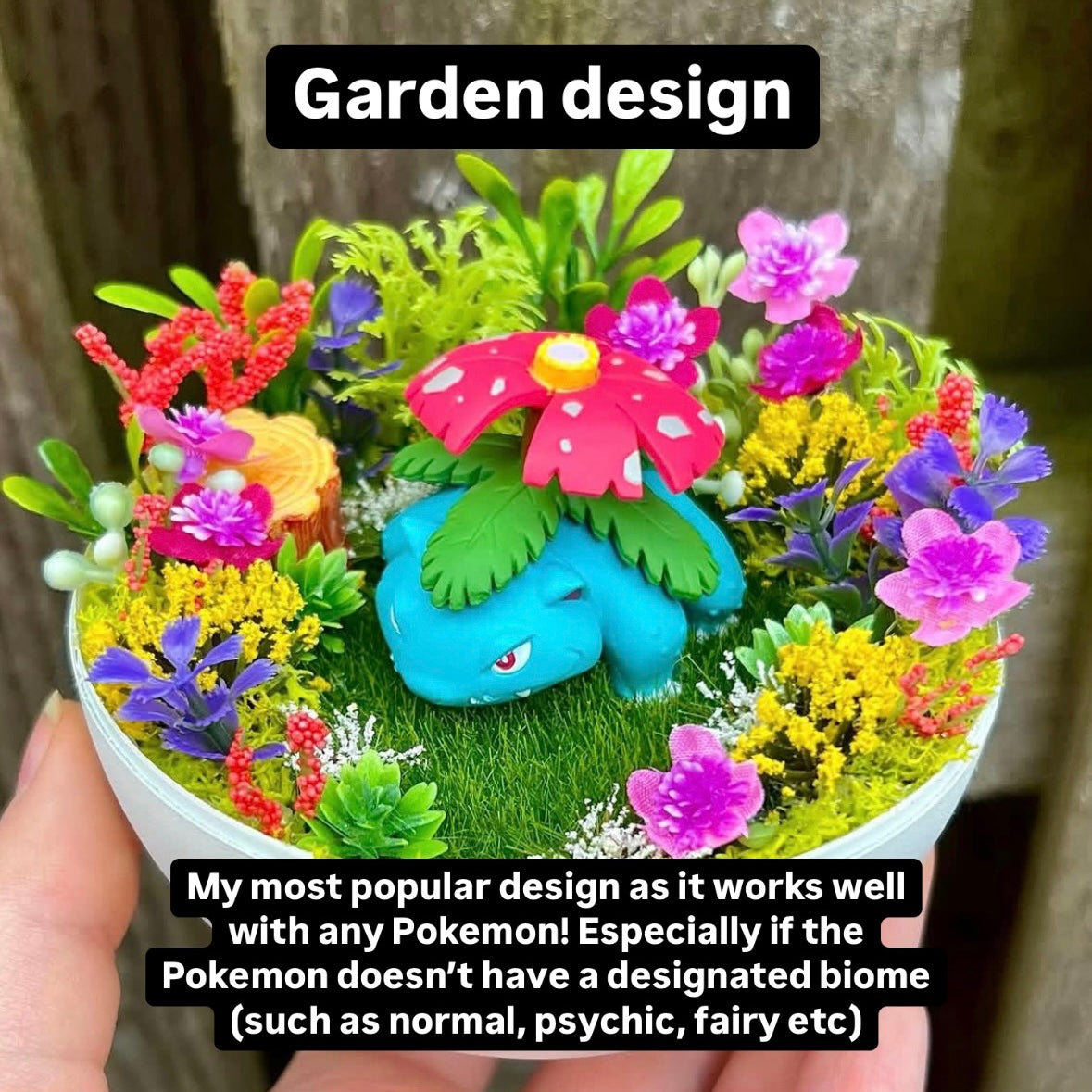 MADE TO ORDER Pkball Terrarium (Standard Size, 10cm diameter)