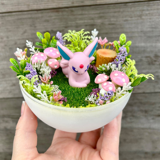 Espeon Garden Pkball Terrarium - Standard size, 10cm diameter
