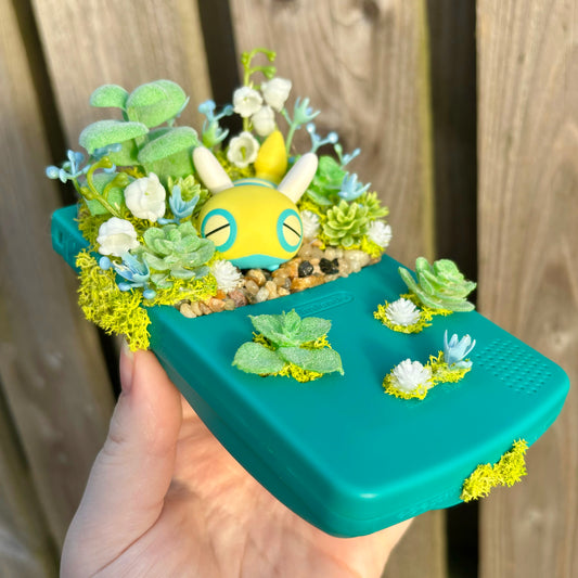 Dunsparce Teal Gameboy Colour Terrarium